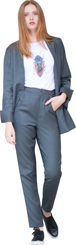 Yuna Miray High Waist Pants Cigarette