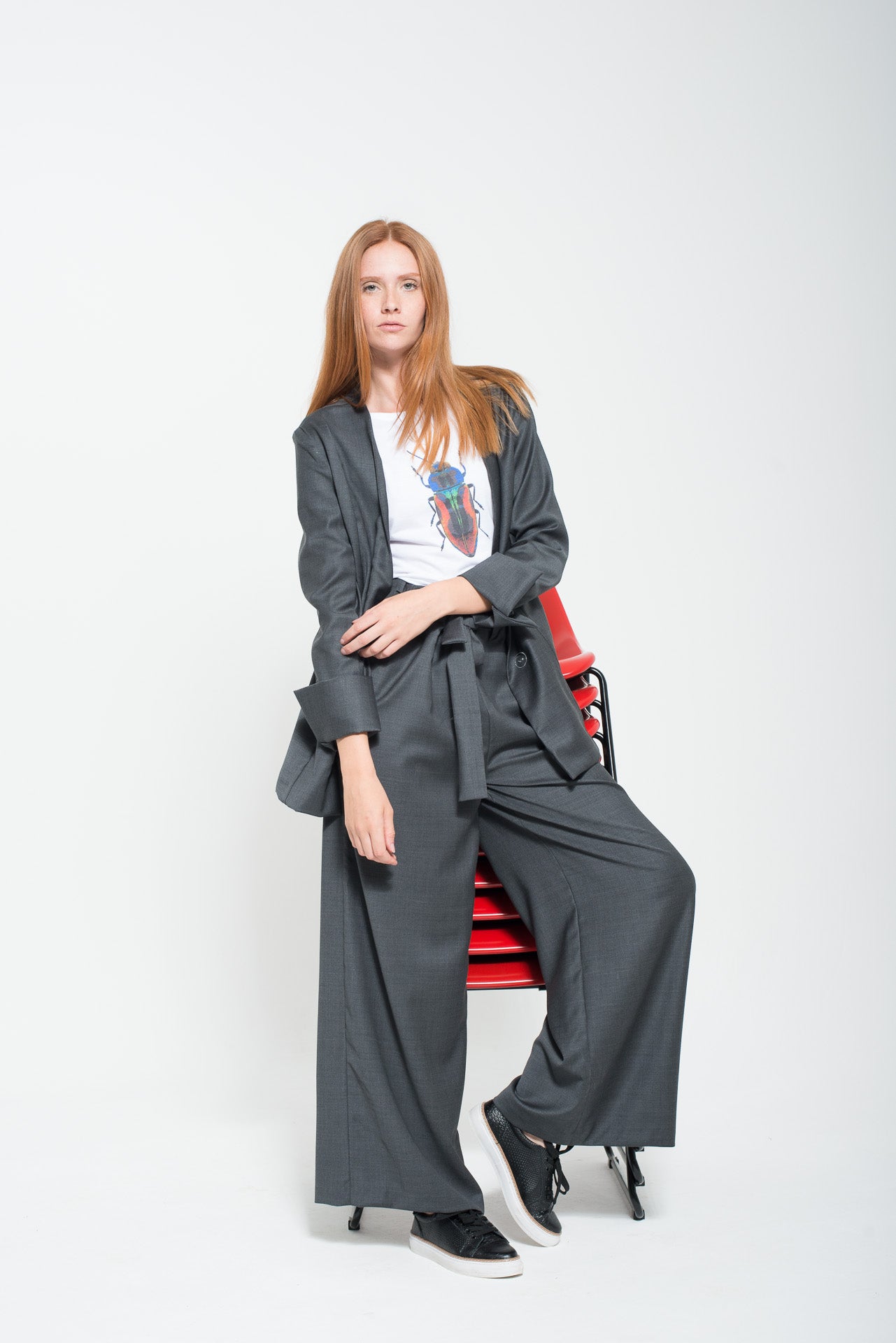 Yuna Miray weite Hose "Paperbag"