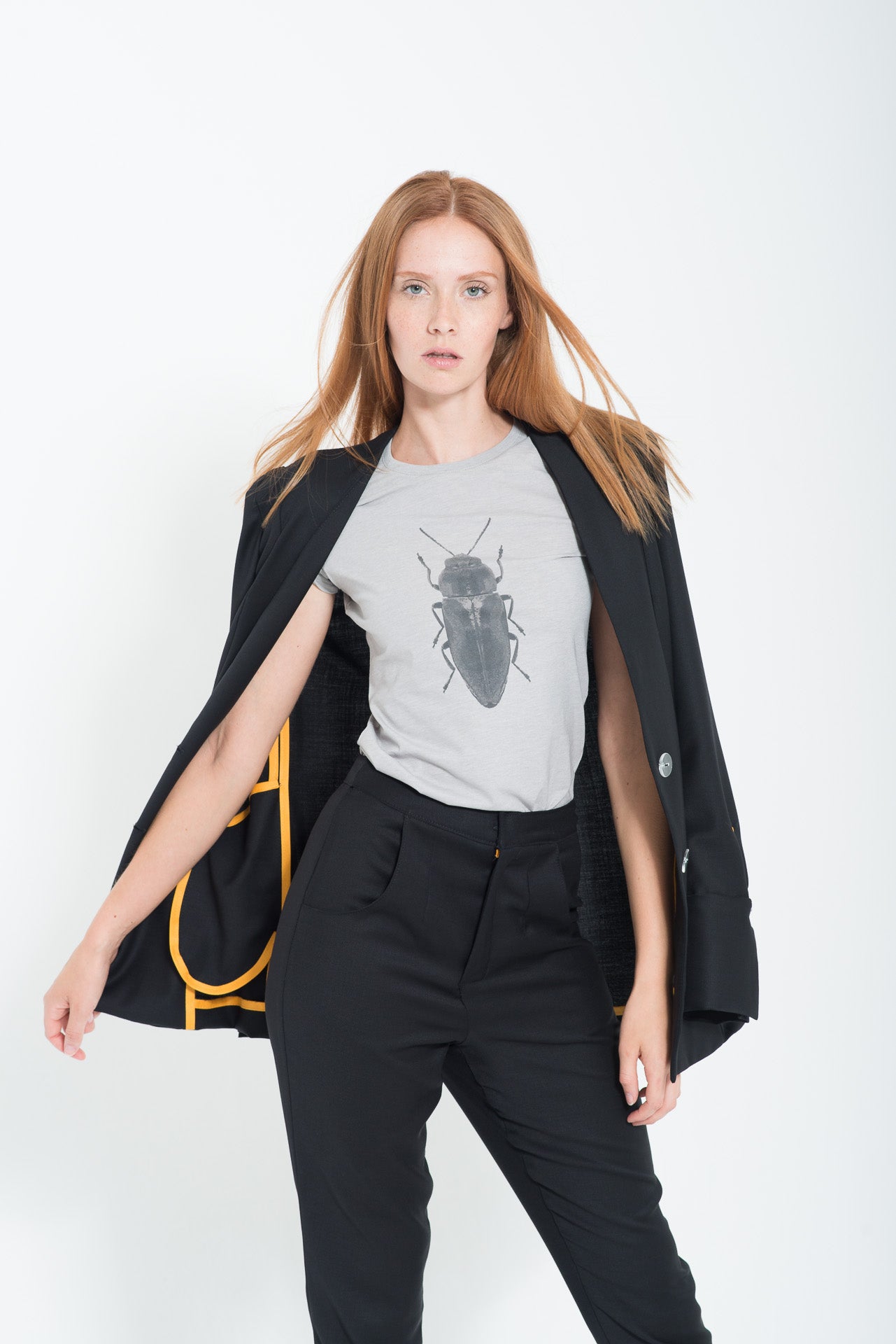 Yuna Miray Damen Blazer mit Manschette