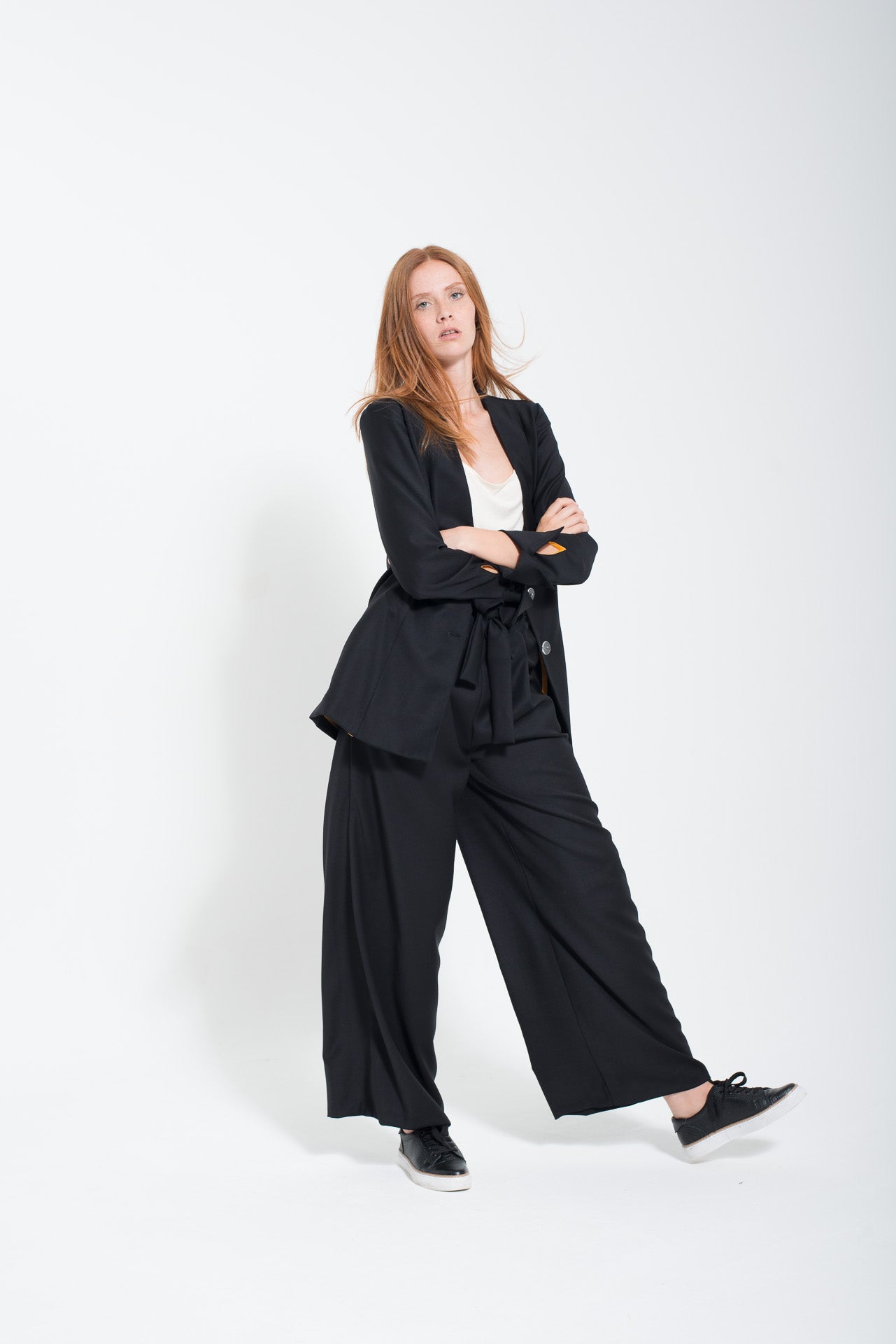 Yuna Miray weite Hose "Paperbag"