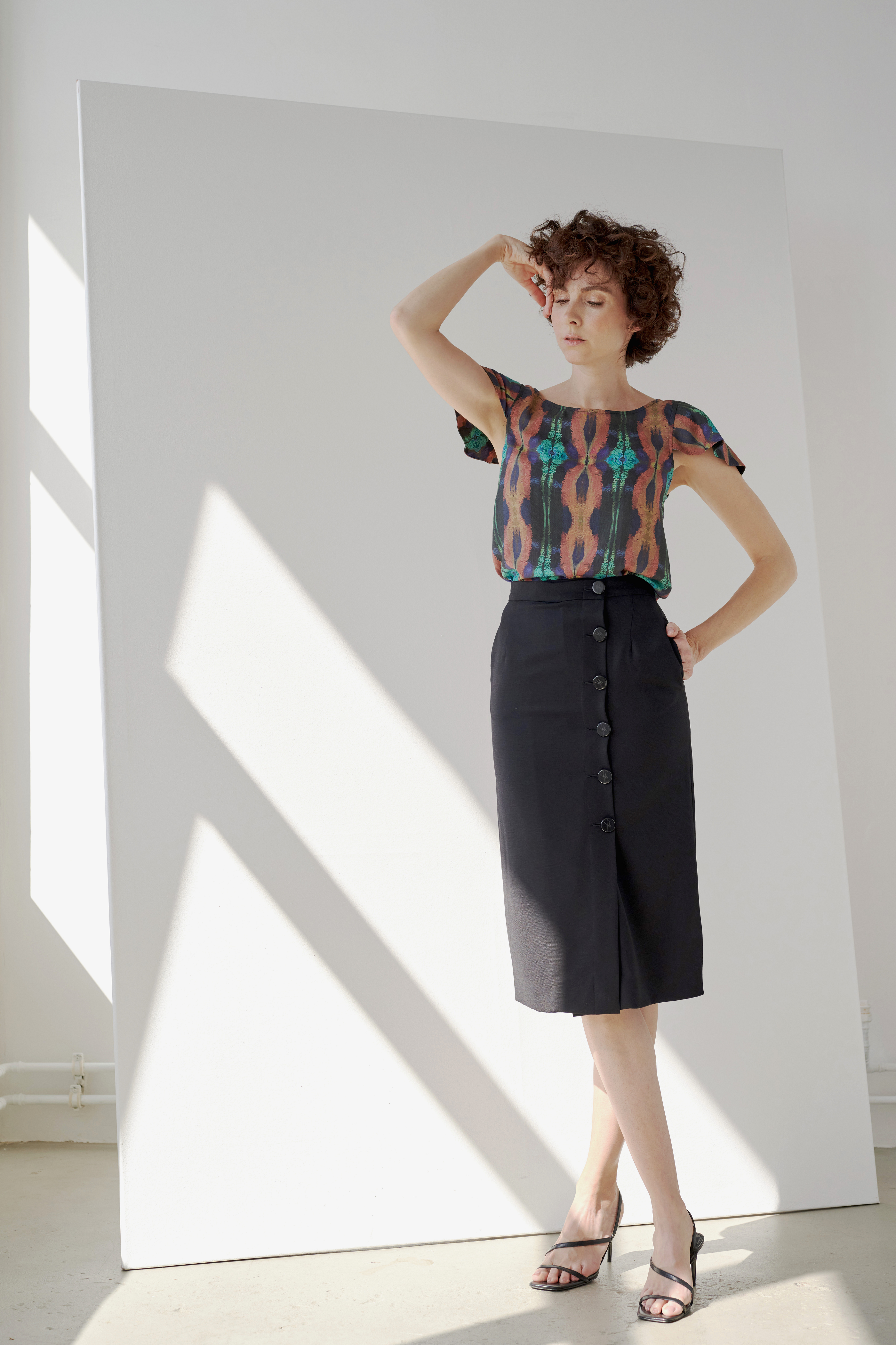 Yuna Miray taillierter Wickelrock "Wrap Skirt"