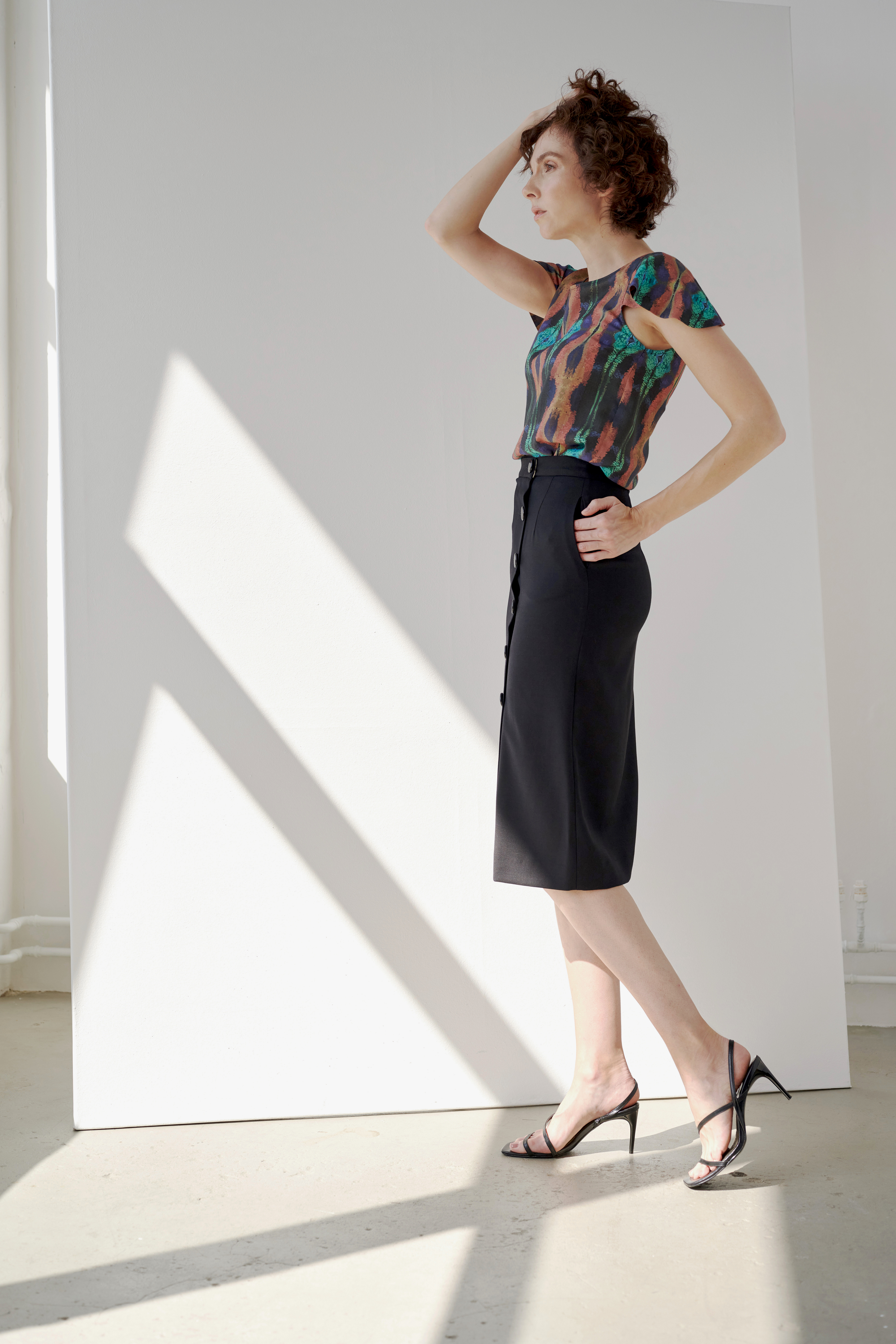 Yuna Miray taillierter Wickelrock "Wrap Skirt"